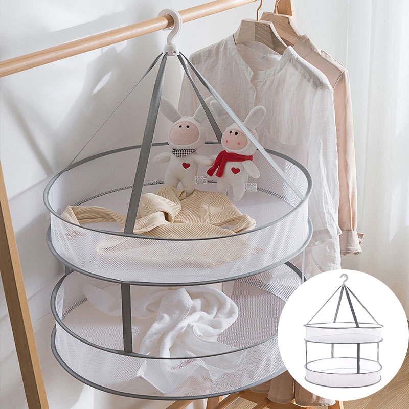 Hanging Mesh Laundry Drying Basket