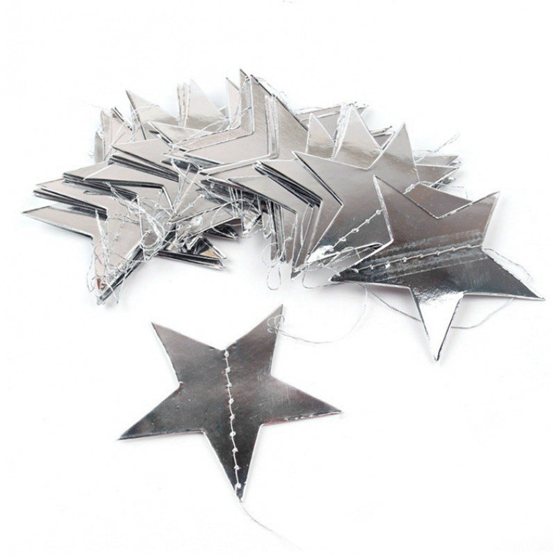 Hanging Star Garlands – Metallic Paper Party Decoration & Photo Backdrop