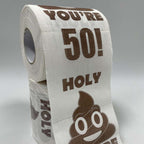 Happy Birthday Poop Printed Toilet Roll