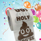 Happy Birthday Poop Printed Toilet Roll