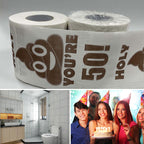 Happy Birthday Poop Printed Toilet Roll
