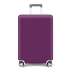 Hard shell suitcase with spinner wheels