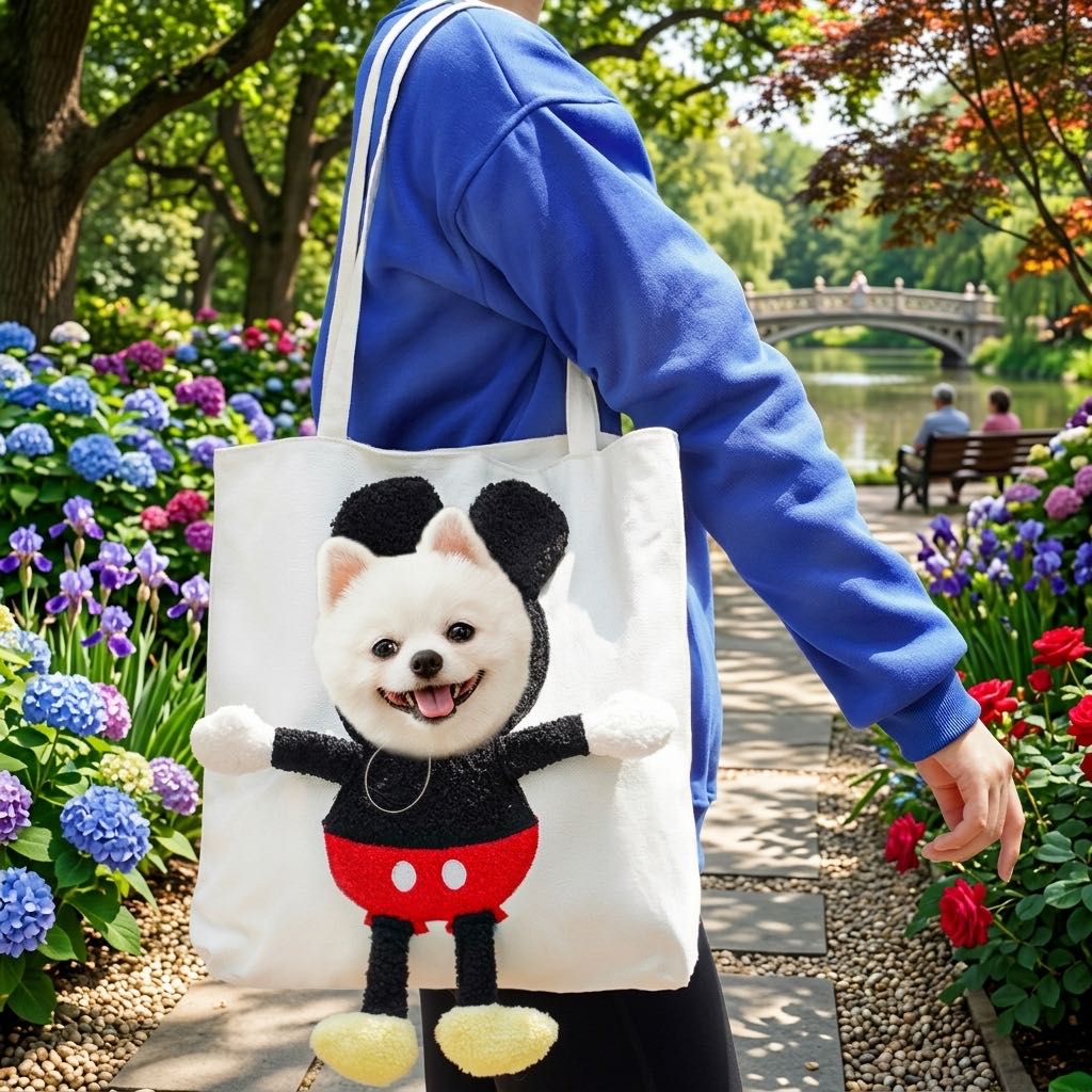 Boneroshop Head-Out Cat Carrier Tote for Walks & Vet Visits - Lightweight Canvas Pet Bag for Cats & Small Dogs