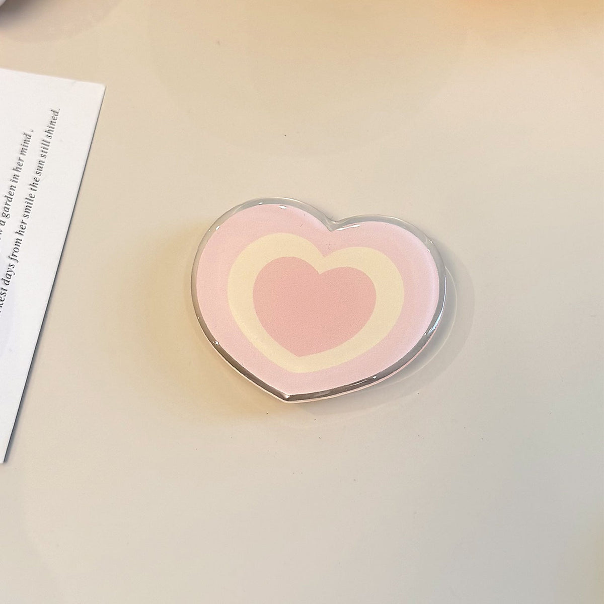 Heart-Shaped Coaster