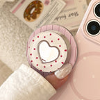 Heart-Shaped Coaster with Playful Design