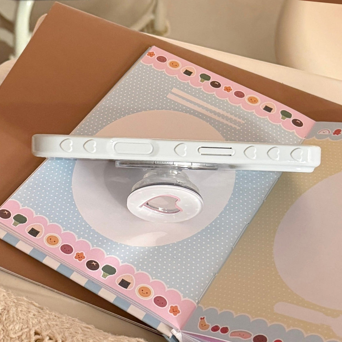 Heart-Shaped Coaster with Playful Design