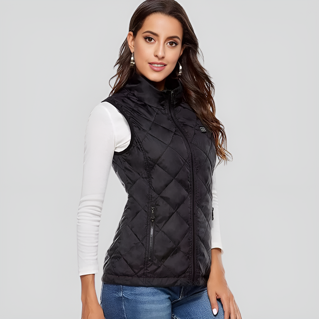 Boneroshop | Heated vest for women with dual control and 9 heating zones – comfort and warmth for every season