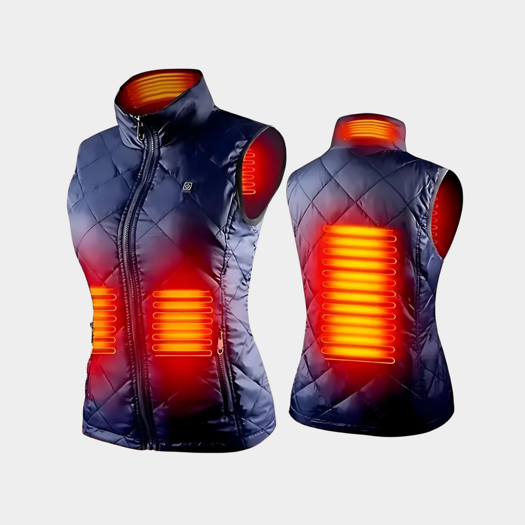 Boneroshop | Heated vest for women with dual control and 9 heating zones – comfort and warmth for every season