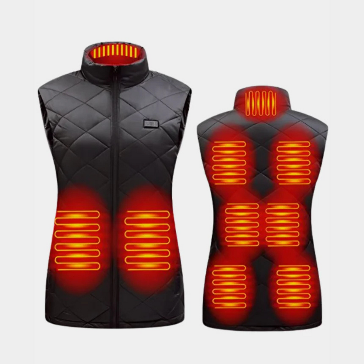 Boneroshop | Heated vest for women with dual control and 9 heating zones – comfort and warmth for every season