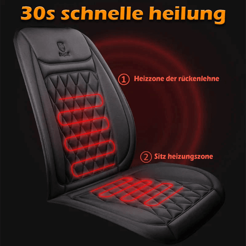 Heated Car Seat Cover with Adjustable Temperature Control 30°C–65°C