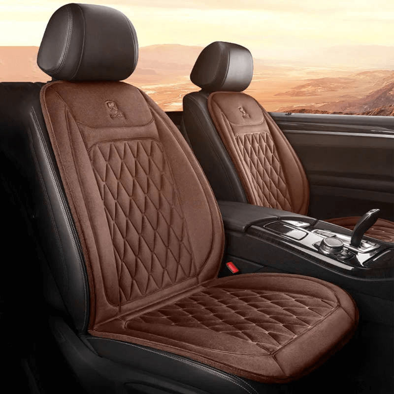 Heated Car Seat Cover with Adjustable Temperature Control 30°C–65°C