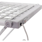 Heated Clothes Drying Rack Portable Electric Foldable Airer with Folding Wings