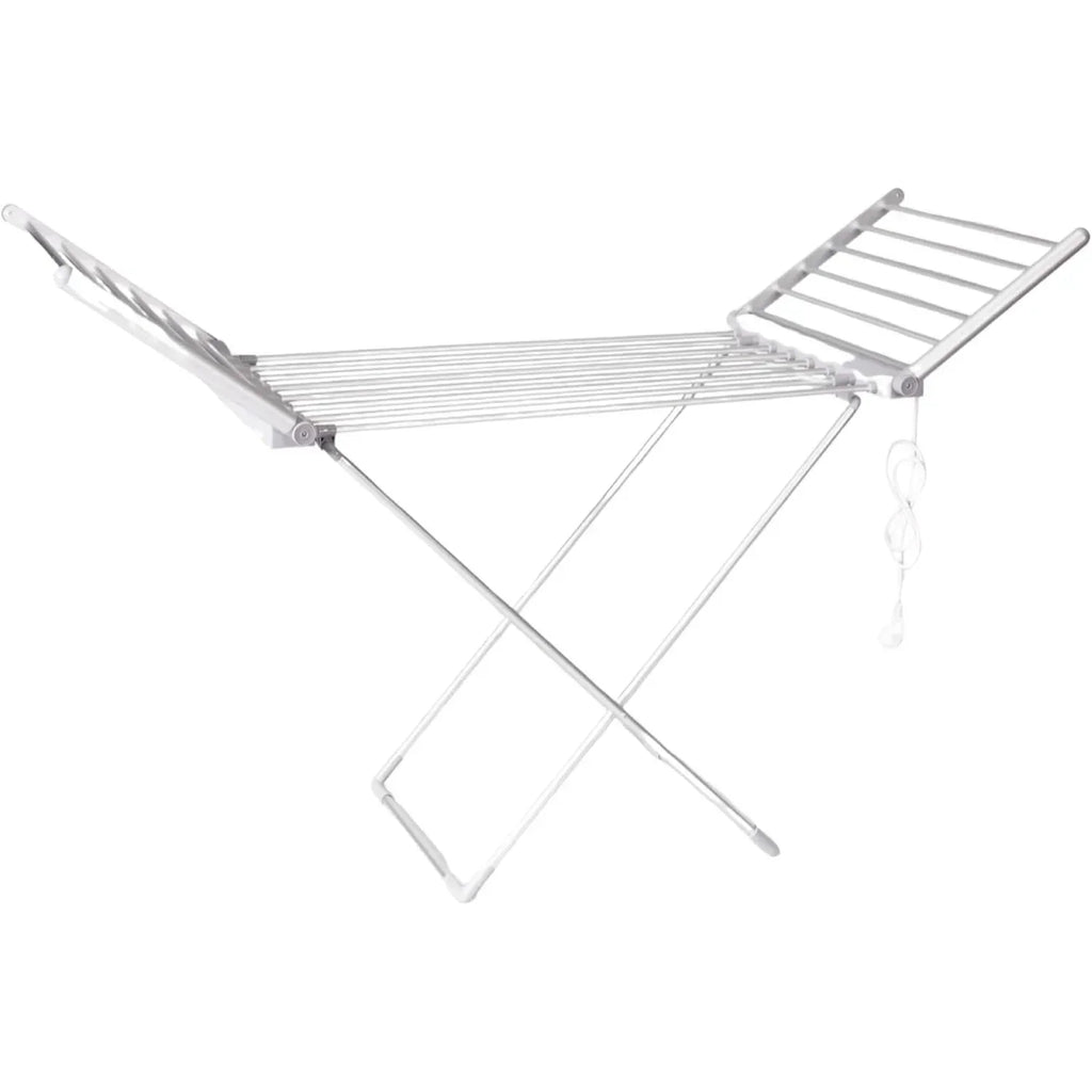 Heated Clothes Drying Rack Portable Electric Foldable Airer with Folding Wings
