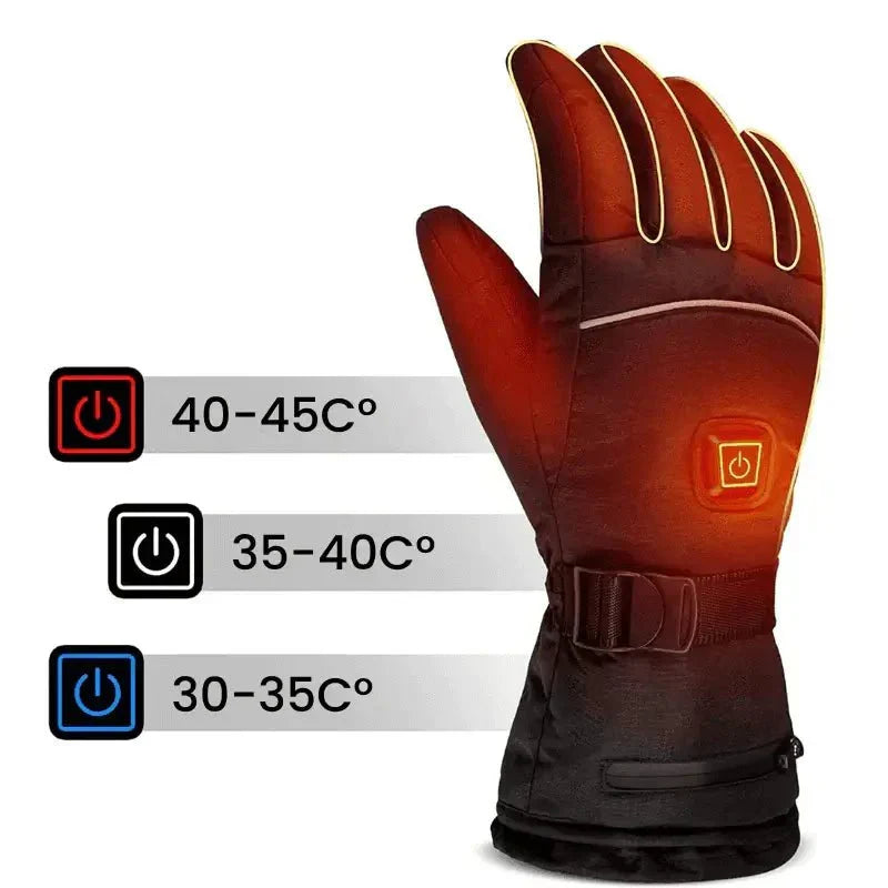 Heated Gloves for Men and Women – Insulated, Touchscreen & Waterproof Winter Gloves