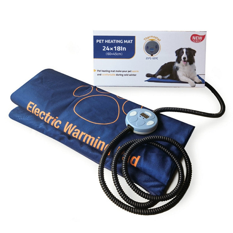 Heated Pet Pad | Waterproof & Scratch-Resistant | Washable Warming Mat 61 cm × 46 cm