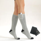 Heated socks with adjustable temperature
