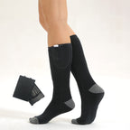 Heated socks with adjustable temperature