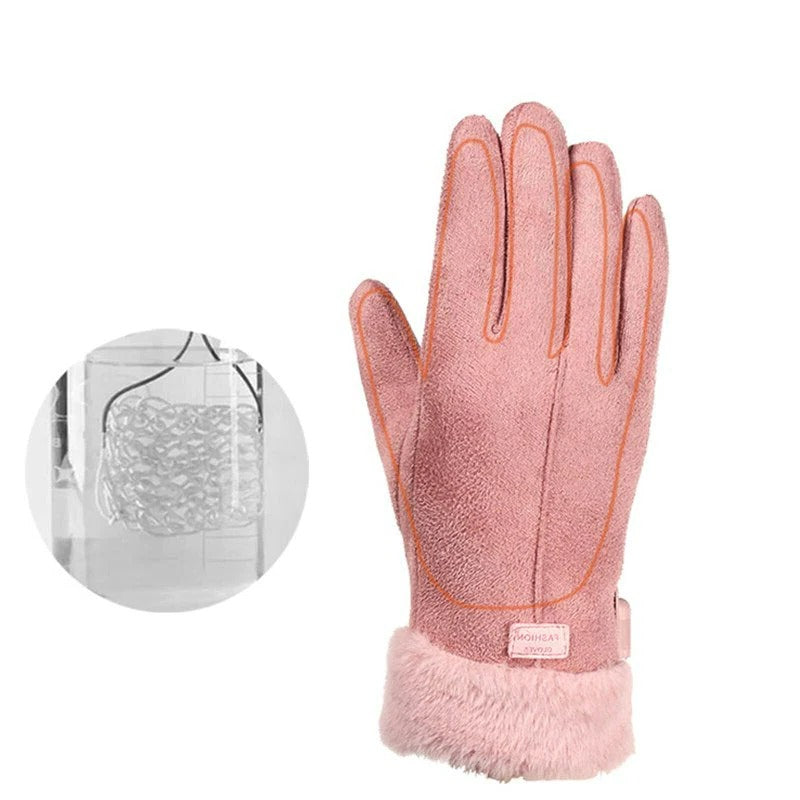 Boneroshop | Women's Touchscreen Warm Winter Gloves