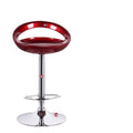Height-adjustable bar stool with ergonomic design