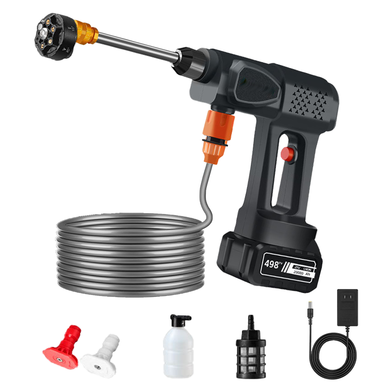 High-Power Cordless Pressure Washer with Pure Copper Motor