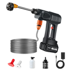 High-Power Cordless Pressure Washer with Pure Copper Motor