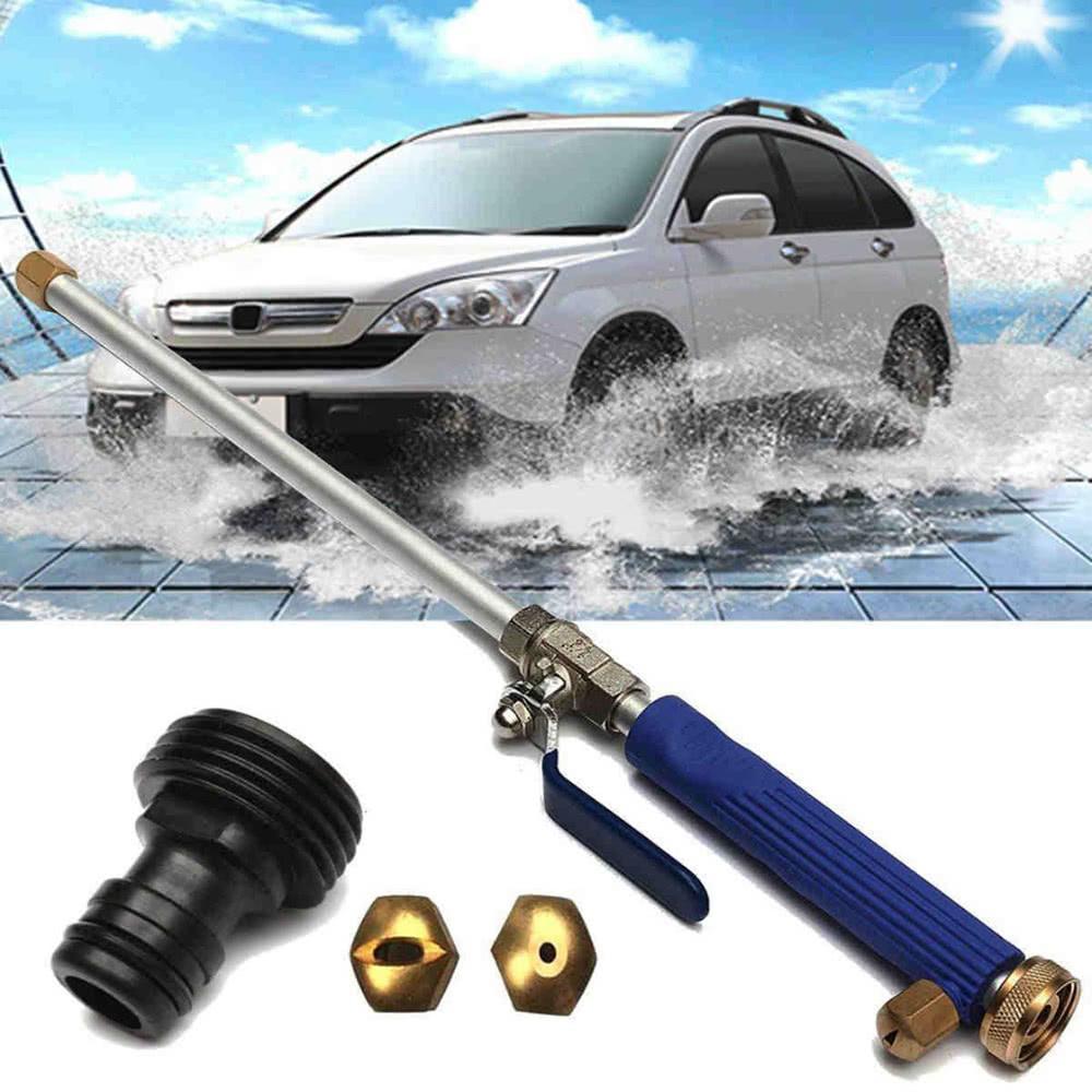 High pressure washer with water jet attachment
