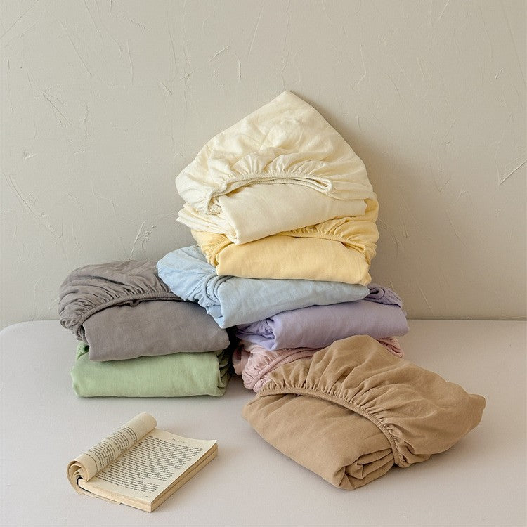 High-Quality Extra-Soft Cotton-Linen Bed Sheet