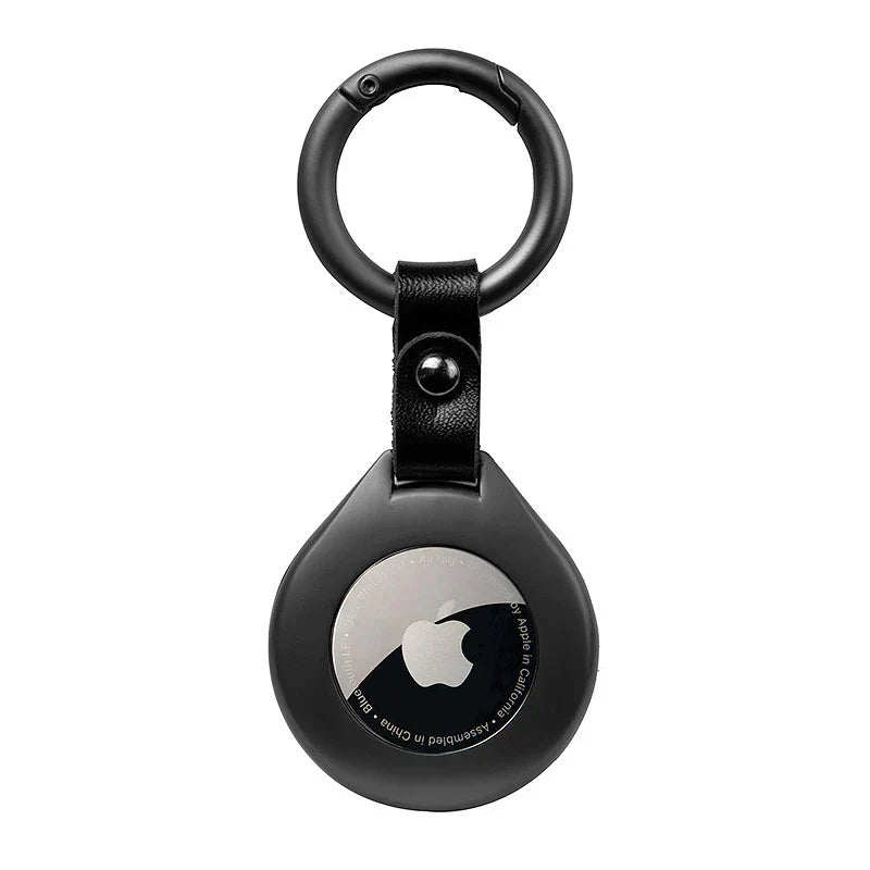 Boneroshop | High-Quality Leather Metal Pendant Protective Case for Apple Airtags