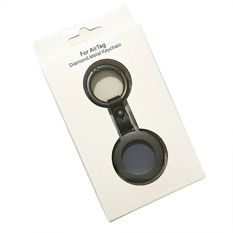 Boneroshop | High-Quality Leather Metal Pendant Protective Case for Apple Airtags
