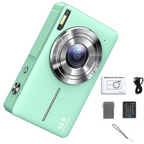 High-Resolution Kids' Digital Camera – 1080P HD, 44MP with 16X Zoom