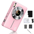 High-Resolution Kids' Digital Camera – 1080P HD, 44MP with 16X Zoom