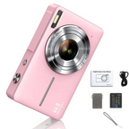 High-Resolution Kids' Digital Camera – 1080P HD, 44MP with 16X Zoom