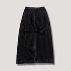 High-Waisted Black Baggy Jeans – Raven