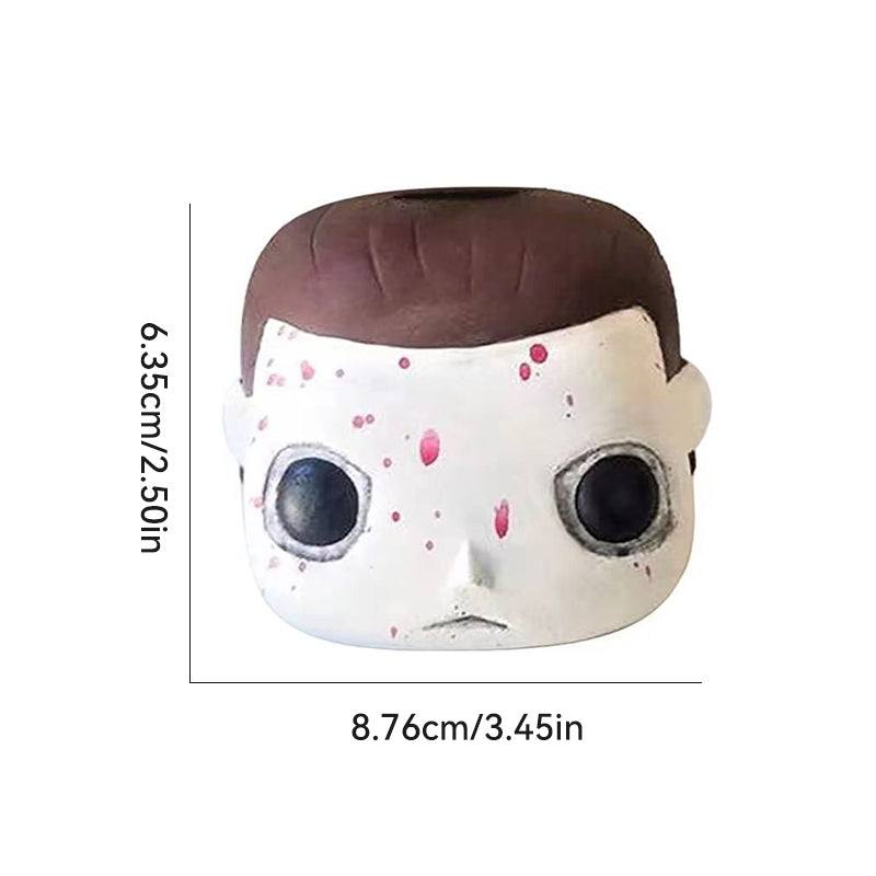 Horror Movie Mini Planter – Spooky Face Plant Pot Gift