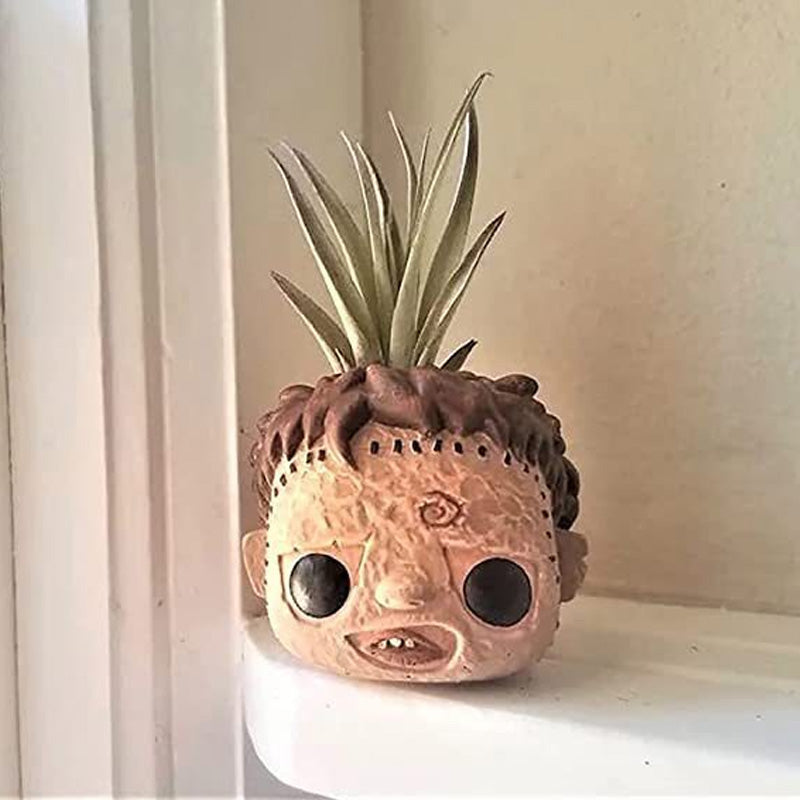 Horror Movie Mini Planter – Spooky Face Plant Pot Gift