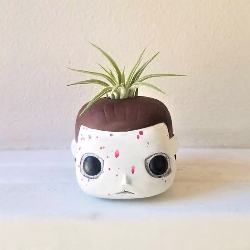 Horror Movie Mini Planter – Spooky Face Plant Pot Gift