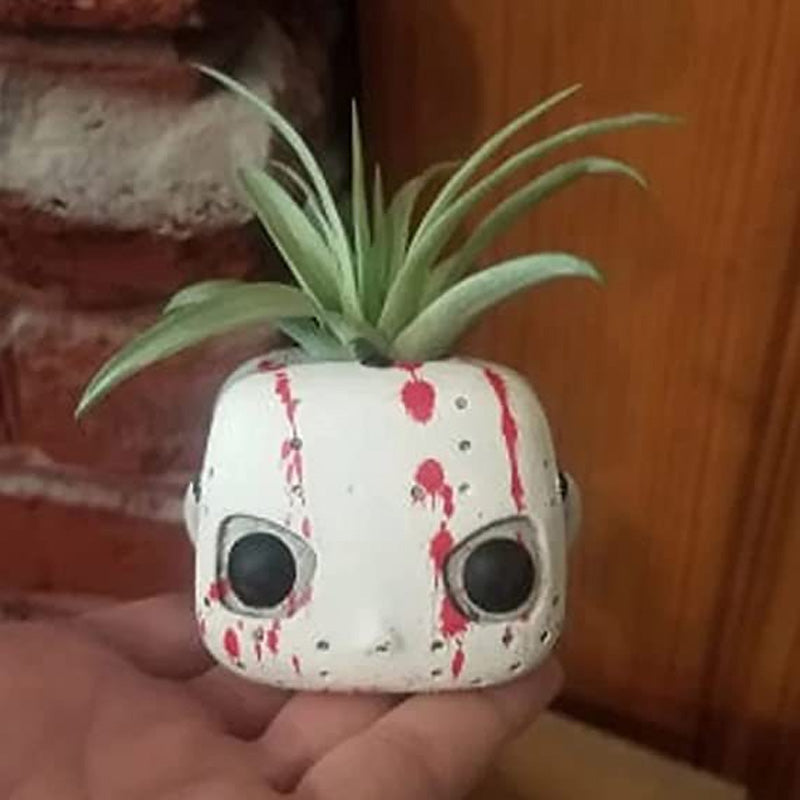Horror Movie Mini Planter – Spooky Face Plant Pot Gift