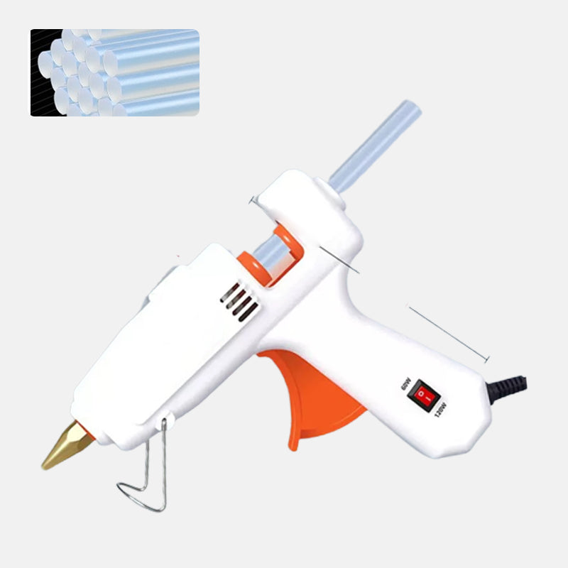 Hot glue gun set with 30 high-quality glue sticks