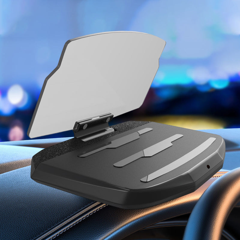 HUD Navigation Projector with Wireless Charging