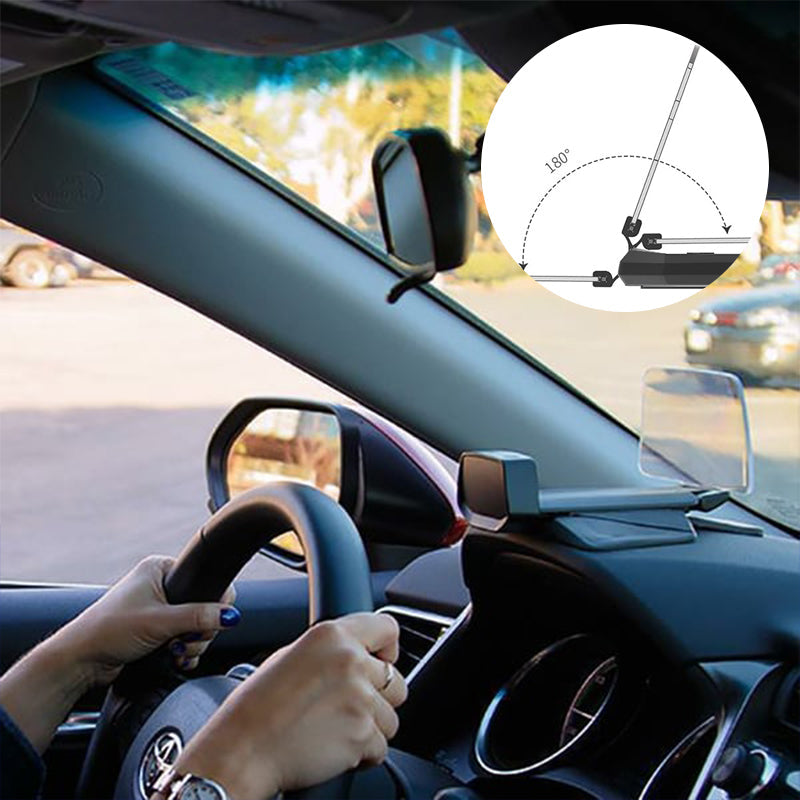 HUD Navigation Projector with Wireless Charging