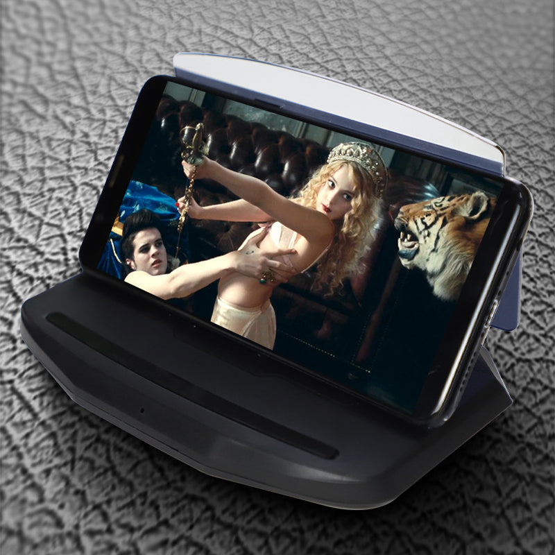 HUD Navigation Projector with Wireless Charging
