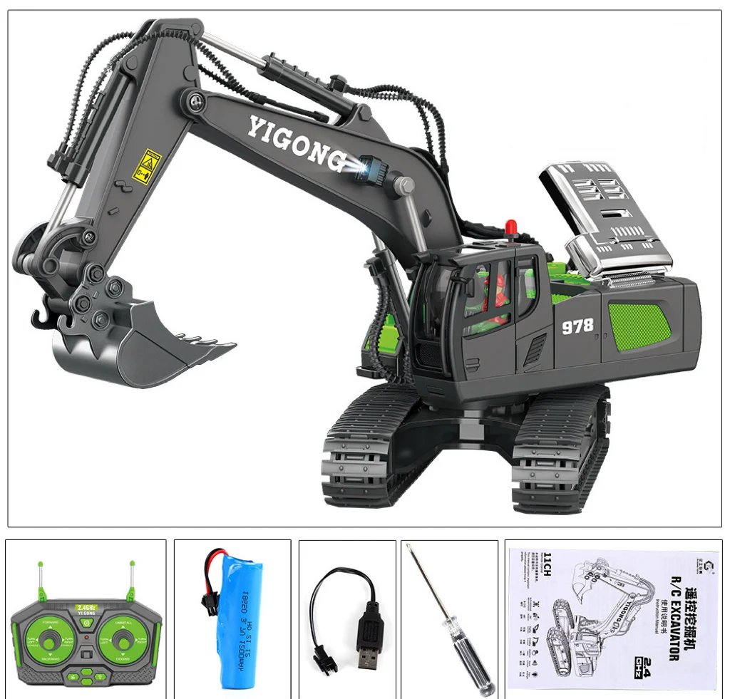 Boneroshop | Hydraulic Full Metal Graver G308H 1/14 RTR
