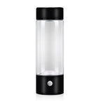 Hydrogen water bottle with electrolysis generator
