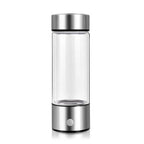 Hydrogen water bottle with electrolysis generator