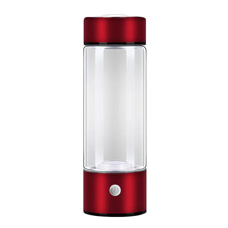 Hydrogen water bottle with electrolysis generator