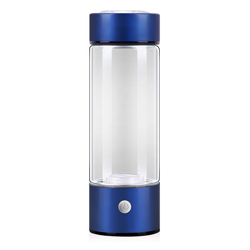 Hydrogen water bottle with electrolysis generator