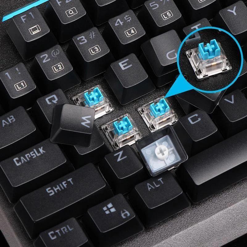 I-850 LED Professional Mechanical Gaming Keyboard