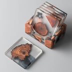 Ink Style Coaster Set