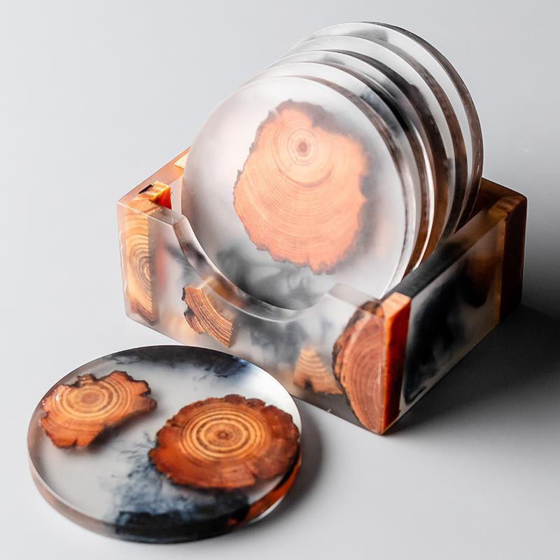 Ink Style Coaster Set