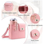 Insulated Beverage Holder Satchel